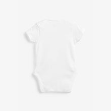 Load image into Gallery viewer, 5 Pack Plain Short Sleeve Bodysuits (0mths-18mths) - Allsport

