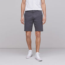 Load image into Gallery viewer, Charcoal Straight Fit Stretch Chino Shorts - Allsport
