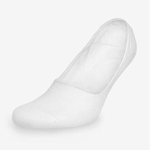 5 Pack White Invisible Socks (Men) - Allsport