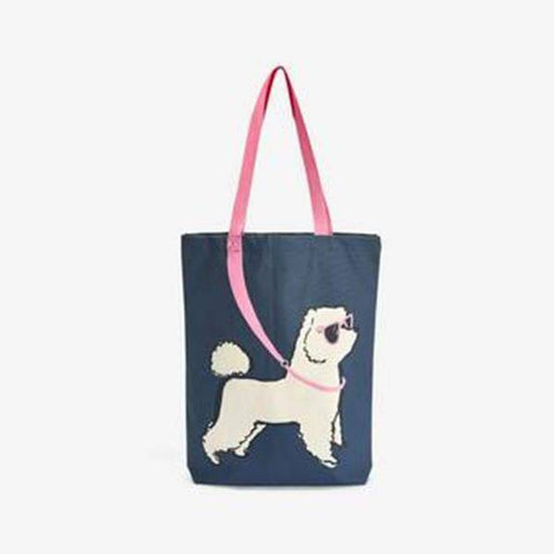 Navy Dog Lead Reusable Canvas Bag-For-Life - Allsport