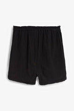 Load image into Gallery viewer, Trim Detail Black Shorts - Allsport
