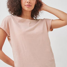 Load image into Gallery viewer, Light Pink Cap Sleeve T-Shirt - Allsport

