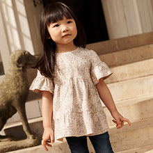 Load image into Gallery viewer, Morris &amp; Co Floral Print Tiered Tunic (3mths-6yrs) - Allsport
