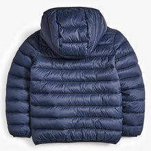 Load image into Gallery viewer, Navy Shower Resistant Puffer Jacket (3-12yrs) - Allsport
