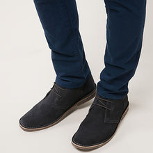 Load image into Gallery viewer, Dark Blue Slim Fit Stretch Chinos Trousers
