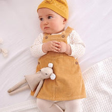 Load image into Gallery viewer, Ochre Yellow Baby Cord Dress And Bodysuit (0mths-18mths) - Allsport
