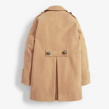 Load image into Gallery viewer, Camel Formal Military Styled Coat (3-12yrs) - Allsport
