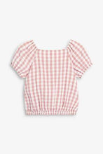 Load image into Gallery viewer, PINK GINGHAM SCRUNCH  (3YRS-12YRS) - Allsport
