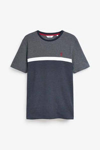 Navy Block Soft Touch Regular Fit T-Shirt - Allsport
