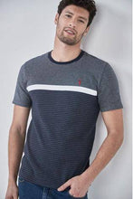 Load image into Gallery viewer, Navy Block Soft Touch Regular Fit T-Shirt - Allsport
