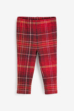 Load image into Gallery viewer, Red  Check Leggings (3mths-6yrs) - Allsport
