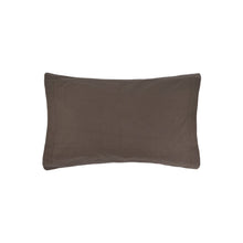 Load image into Gallery viewer, taie deco chocolat en percale de cotton collection Mezzo (30*40)

