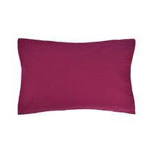 Load image into Gallery viewer, taie deco cassis en percale de coton collection Mezzo (30*400
