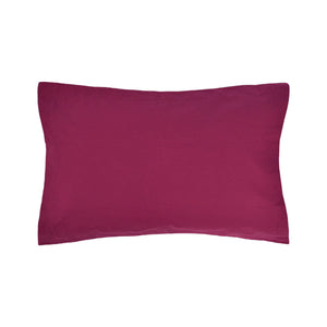 taie deco cassis en percale de coton collection Mezzo (30*400