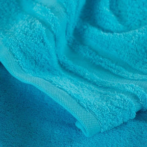 Drap de douche coton Lola II Turquoise (70x130) - Allsport