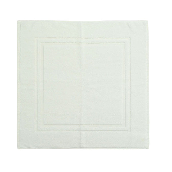 Tapis de bain coton Lola II Blanc (60x60)