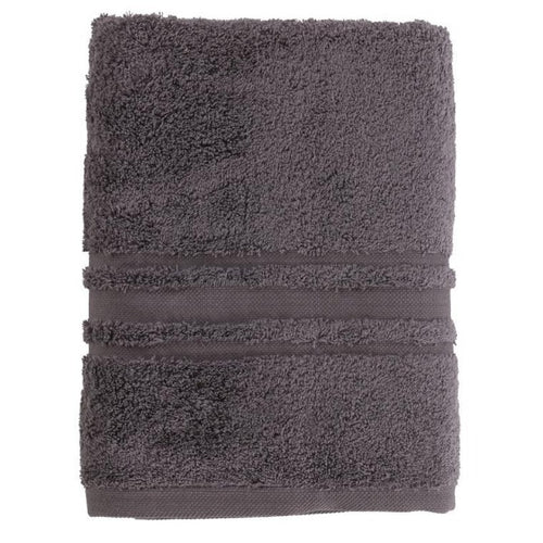 Drap de bain coton Lola II anthracite (90x150) - Allsport