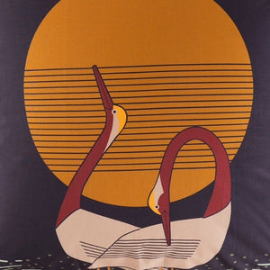 Taie d'oreiller carrée percale de coton Hokkaido (64x64) - Allsport