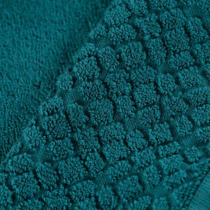 Drap de bain coton Bukhara bleu prusse (90x150) - Allsport