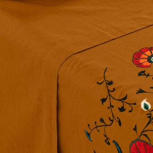 Drap de lit coton et lin Bukhara (270x310) - Allsport