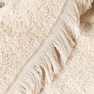 Serviette de toilette coton Boho beige (50x90) - Allsport