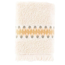 Load image into Gallery viewer, Serviette de toilette coton Boho beige (50x90) - Allsport
