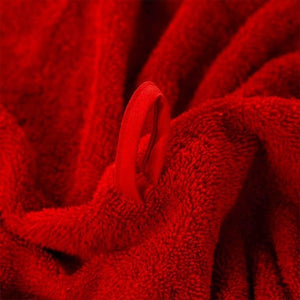 Essuie-mains rond coton Avent rouge (70cm) - Allsport