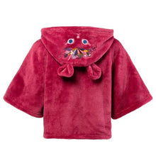 Load image into Gallery viewer, Poncho enfant polaire Kittyful cassis 2/4 ans - Allsport
