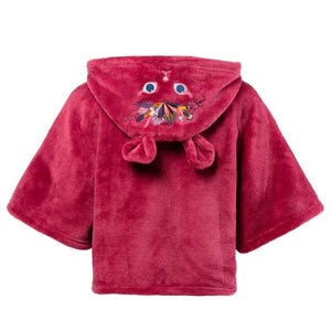 Poncho enfant polaire Kittyful cassis 2/4 ans - Allsport