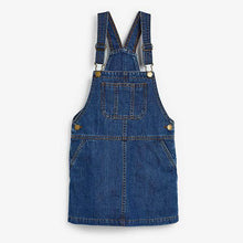 Load image into Gallery viewer, Mid Blue Denim Pinafore (3-12yrs) - Allsport
