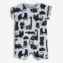 Load image into Gallery viewer, Monochrome Character 3 Pack Rompers (0mths-12mths) - Allsport
