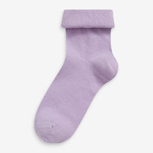 Load image into Gallery viewer, Bright Multi 7 pack Cotton Rich Turn Over Ankle Socks (Older Girls)
