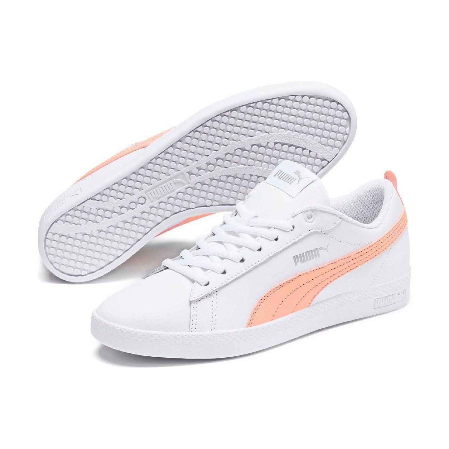 Smash Wns v2 L WHT-Peach Pastel SHOES - Allsport