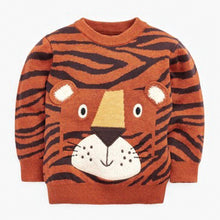 Load image into Gallery viewer, Orange Tiger Character Knit (3mths-5yrs) - Allsport
