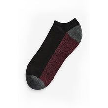 Load image into Gallery viewer, Dark 5 Pack Cushioned Trainer Socks (Men) - Allsport

