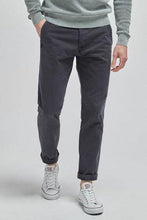 Load image into Gallery viewer, Navy Premium Laundered Slim Fit  Chino Trousers - Allsport
