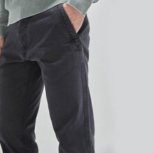 Load image into Gallery viewer, Navy Slim Fit Premium Laundered Chino Trousers - Allsport
