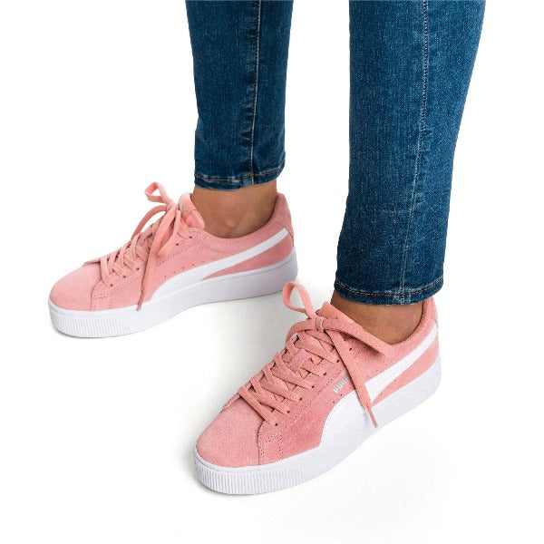 Vikky Stacked SD PEACH Bud SHOES