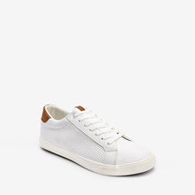 Load image into Gallery viewer, White Performed Trainers Shoes (Men)
