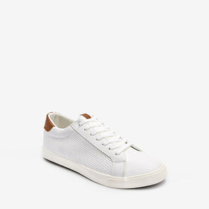 White Performed Trainers Shoes (Men)