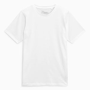 White Regular Fit Essential Crew Neck T-Shirt