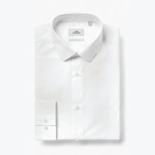 Load image into Gallery viewer, White Slim Fit Single Cuff Cotton Shirts 3 Pack
