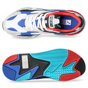 RS-X³ PUZZLE Puma White-Dazzling Blue-Hi - Allsport