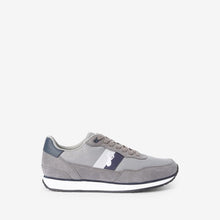 Load image into Gallery viewer, Grey Retro Runner Trainers - Allsport
