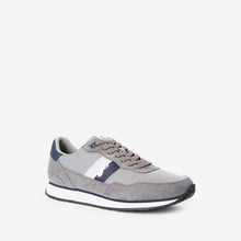 Load image into Gallery viewer, Grey Retro Runner Trainers - Allsport
