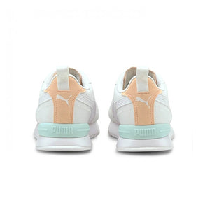 Puma R78 Runner Trainers 373117_41 White-White-Peach - Allsport