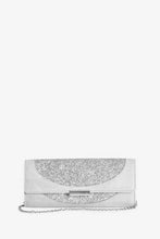 Load image into Gallery viewer, SILVER SHIMMER CLUTCH BAG - Allsport
