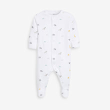 Load image into Gallery viewer, 3 Pack Delicate Appliqué Sleepsuits (0-9mths) - Allsport
