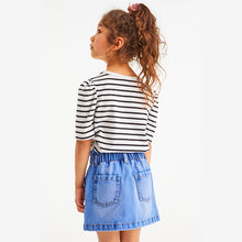 Load image into Gallery viewer, Bright Blue Paperbag Skirt (3-12yrs)
