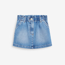 Load image into Gallery viewer, Bright Blue Paperbag Skirt (3-12yrs)
